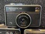 2 Agfa Agfamatic + 1 Kodak Instamatic analoge camera's, Audio, Tv en Foto, Ophalen, Gebruikt, Compact, Kodak