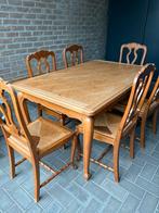 GRATIS tafel + 6 stoelen, Enlèvement, Utilisé