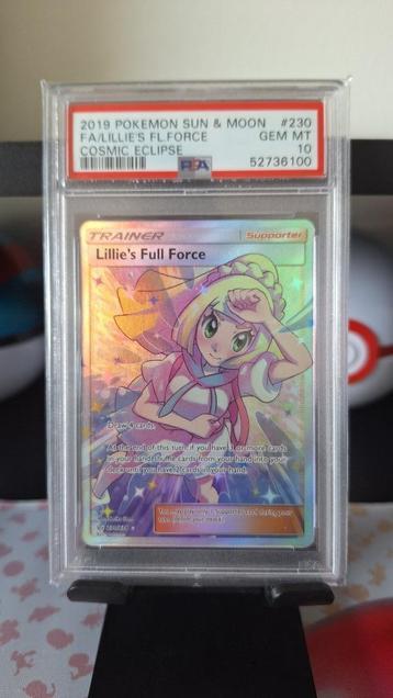Pokemon Lillie's Full Force PSA 10! beschikbaar voor biedingen