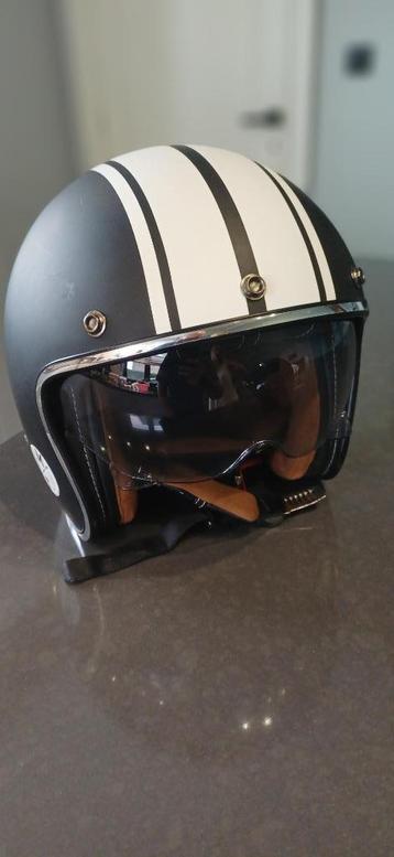 Helm bromfiets MT Le Mans - S55-56, Enlèvement, Comme neuf, Small, MT- helmets