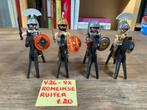 PLAYMOBIL V26: LOT 4 ROMEINSE RUITERS, Ophalen of Verzenden, Zo goed als nieuw, Los Playmobil