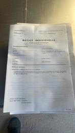 Très gros bloc de notices individuelles police gendarmerie, Enlèvement ou Envoi, Gendarmerie, Autres types