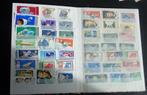 Album de timbres A5 (21) différents pays, transport, complet, Affranchi, Enlèvement ou Envoi