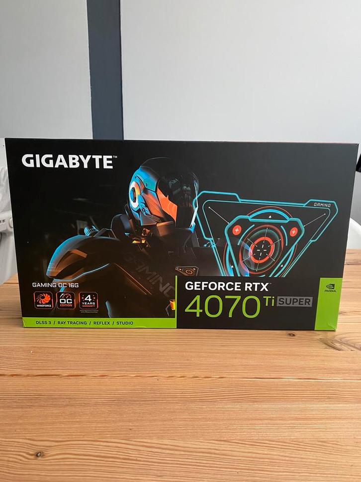 RTX 4070 Ti Super - Gigabyte - Excellent état (2024), Computers en Software, Videokaarten, Zo goed als nieuw, Nvidia, PCI-Express 4.0
