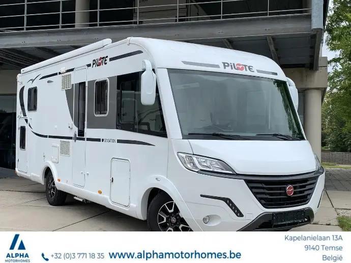 Pilote G740 Sensation Fiat 150Pk Automaat (bj 2017), Caravans en Kamperen, Mobilhomes, Bedrijf, Integraal, Pilote, Diesel, Automaat