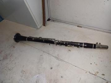 Oude Franse klarinet met BE-markering, Muziek en Instrumenten, Ophalen of Verzenden, Gebruikt, Hout