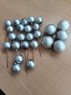 Kerstballen + kerstballen op stok   25 stuks, Enlèvement, Utilisé