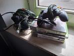 Originele Xbox + 2 controllers + 5 games – volledig werkend!, Ophalen, Gebruikt, Met 2 controllers, Met games