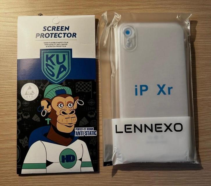 Screenprotector en hoesje voor iphone XR, Telecommunicatie, Mobiele telefoons | Hoesjes en Screenprotectors | Apple iPhone, Nieuw