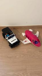 Lot de jouets : 4x4 de police + avion rose, Enlèvement, Utilisé