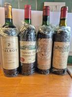 Chateaus Pavie, Calon Ségur, Pichon logueville, Talbot, Verzamelen, Ophalen of Verzenden, Frankrijk, Rode wijn
