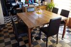 Eettafel 8 personen, landelijke stijl, steigerhout., Ophalen, Zo goed als nieuw