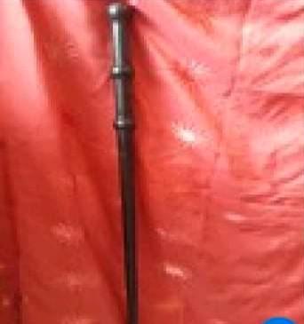 canne boule en bois d albesia 100 cm, Divers, Bâtons de marche, Neuf, Enlèvement ou Envoi