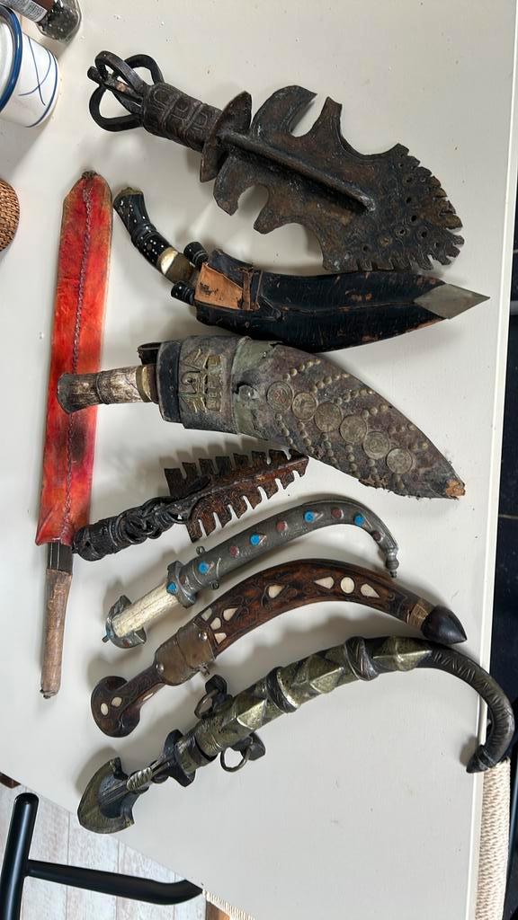 ️ Collection de poignards anciens – Afrique, Asie & Yémen, Antiquités & Art, Antiquités | Outils & Instruments, Enlèvement
