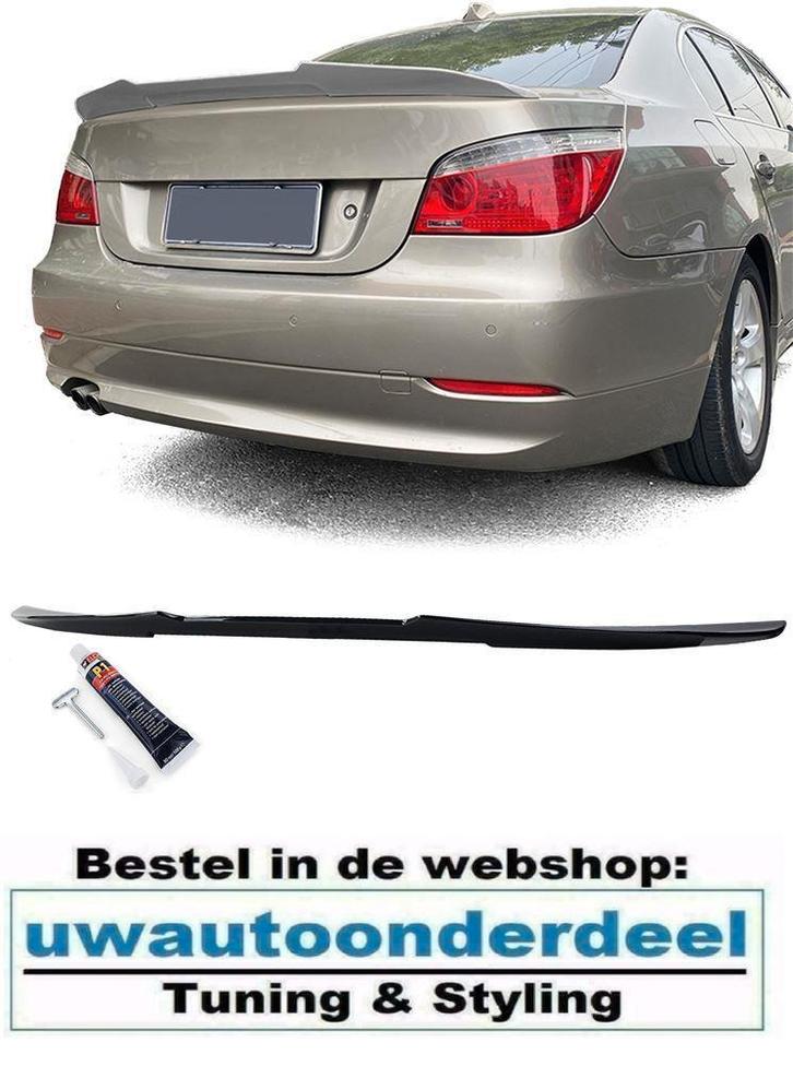 Achterklep Ducktale Spoiler Glans Zwart Voor Bmw 5 Serie E60, Auto diversen, Tuning en Styling, Verzenden