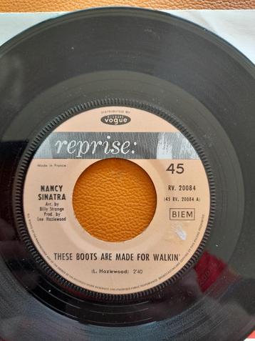 Nancy Sinatra - Ces bottes sont faites pour marcher 7 pouces, Enlèvement ou Envoi, Single, Utilisé, Pop