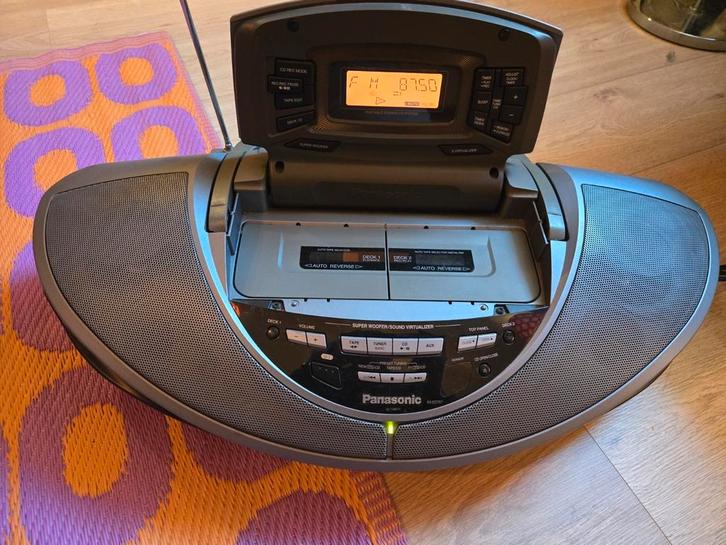 Panasonic RX-ED707 boombox, Audio, Tv en Foto, Radio's, Zo goed als nieuw, Radio, Ophalen