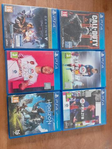 Playstation 4 spelletjes. beschikbaar voor biedingen