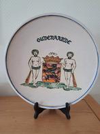 sierbord in klei wapenschild Oudenaarde, Ophalen