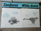 Tekenen stap-voor-stap boeken -Zeedieren en  Wilde dieren, Hobby en Vrije tijd, Ophalen of Verzenden, Zo goed als nieuw, Boek of Gids