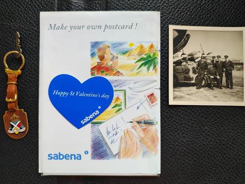 Logo Sabena Congo Belge Belgique porte-clefs photo aviation, Verzamelen, Sabenasouvenirs, Gebruikt, Verzenden