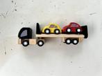 Autovervoerder vrachtwagen, Kinderen en Baby's, Speelgoed | Houten speelgoed, Nieuw, Ophalen