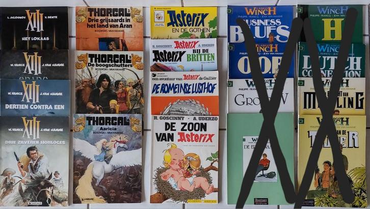 Strips Asterix Thorgal XIII, Postzegels en Munten, Postzegels | Europa | Frankrijk, Ophalen of Verzenden