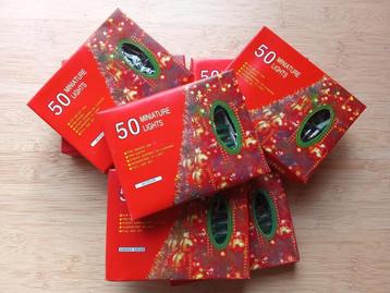 Kerstverlichting 50 lampjes kleur (nieuw in doos) beschikbaar voor biedingen