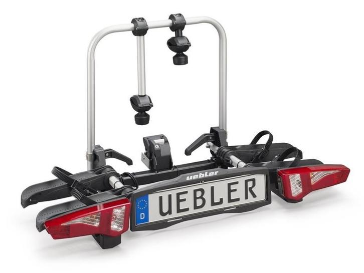 Uebler F24 - Fietsendrager - 2 Fietsen - Lichtgewicht 12KG, Auto diversen, Fietsendragers, Nieuw, Trekhaakdrager, 2 fietsen, Brede banden