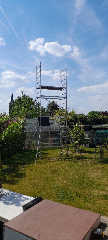 Aluminium Stelling, Doe-het-zelf en Bouw, Overige Doe-Het-Zelf en Bouw, Gebruikt, Ophalen