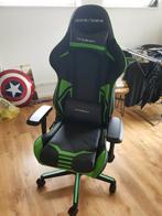 DXRacer lime/zwart gamestoel, Huis en Inrichting, Bureaustoelen, Ophalen, Zo goed als nieuw, Zwart