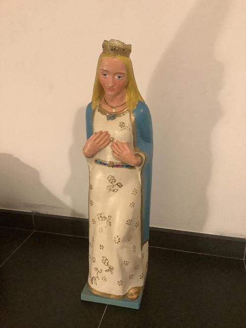 Mariabeeld uit de witte dorpjes ! 19e eeuws, Antiek en Kunst, Antiek | Religieuze voorwerpen, Ophalen