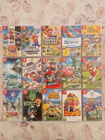 Verschillende Switch games te koop. beschikbaar voor biedingen