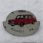 SP0291 Speldje 1964 Renault R8 rood, Collections, Broches, Pins & Badges, Utilisé, Enlèvement ou Envoi