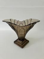 Art Deco vaas, Huis en Inrichting, Woonaccessoires | Vazen, Minder dan 50 cm, Glas, Gebruikt, Ophalen of Verzenden