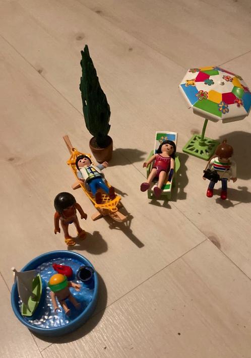 Playmobil zwembadje (4864) met extra’s, Kinderen en Baby's, Speelgoed | Playmobil, Gebruikt, Ophalen of Verzenden