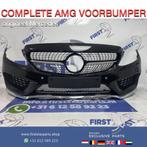 W205 C43 AMG Voorbumper COMPLEET Mercedes C Klasse 43 bumper, Auto-onderdelen, Gebruikt, Ophalen of Verzenden, Bumper, Mercedes-Benz