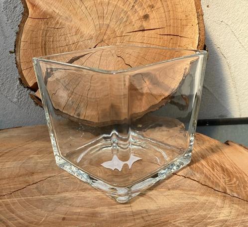 GLAZEN ACCUBAK, VAAS, MAXI THEELICHT JASPER VIERKANT 12.5 CM, Huis en Inrichting, Woonaccessoires | Kandelaars en Kaarsen, Nieuw