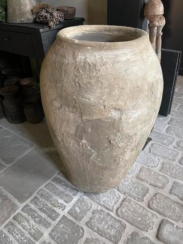Kruik XL/ olijfpot/ stenen kruik/ vaas/ pot beschikbaar voor biedingen