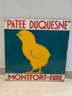 Plaque émaillée Patee Duquesne, Enlèvement