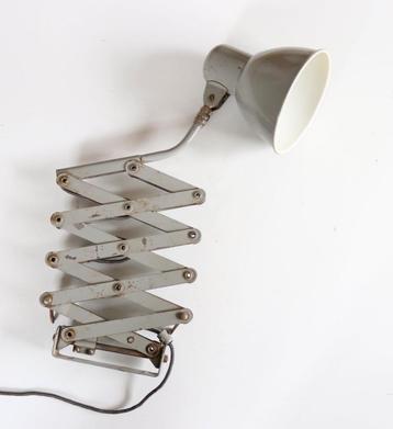 Antieke Sis Schaarlamp - Vintage Jaren 50 - Mancave deco, Enlèvement ou Envoi