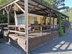 Vintage stacaravan met terras op camping in Luxemburg (L), Caravans en Kamperen, Tot en met 4