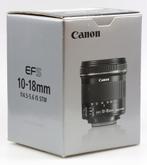 Canon EFS 10-18 mm f/4-5.6 IS STM breedhoek lens groothoek, Audio, Tv en Foto, Fotocamera's Digitaal, Canon, Zo goed als nieuw