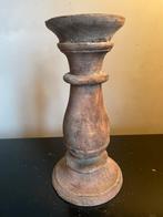 Houten kandelaar, ., Ophalen of Verzenden, Zo goed als nieuw, .