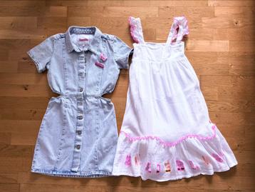 2 jurken voor meisjes als nieuw. 8-11 jaar oud beschikbaar voor biedingen