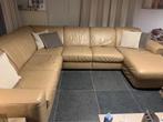 Gratis - Natuzzi lederen hoeksalon met lounge, Huis en Inrichting, Ophalen, Gebruikt, Leer