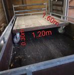 Stevige platte kar met 2 zwenkwielen., Doe-het-zelf en Bouw, Ophalen