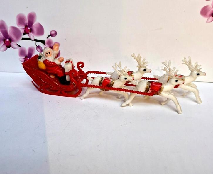 🎅🏽 Vintage Kerstman-slee 🫎, Diversen, Kerst, Ophalen of Verzenden