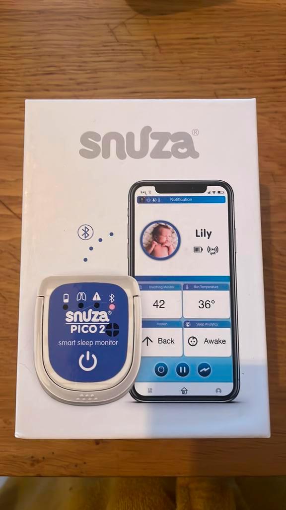 NIEUWSTAAT - Snuza Pico 2 - NIEUWSTE MODEL - werkt met app, Enfants & Bébés, Babyphones, Comme neuf, Enlèvement ou Envoi