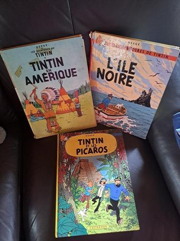 3 boeken van TINTIN beschikbaar voor biedingen